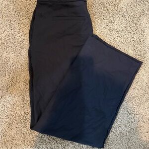Lululemon navy high-waisted wide-leg pants dressy casual